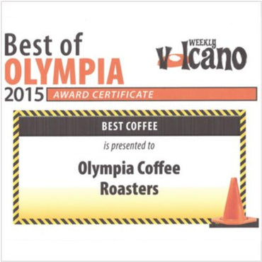 Best Coffee, Best of Olympia -Weekly Volcano