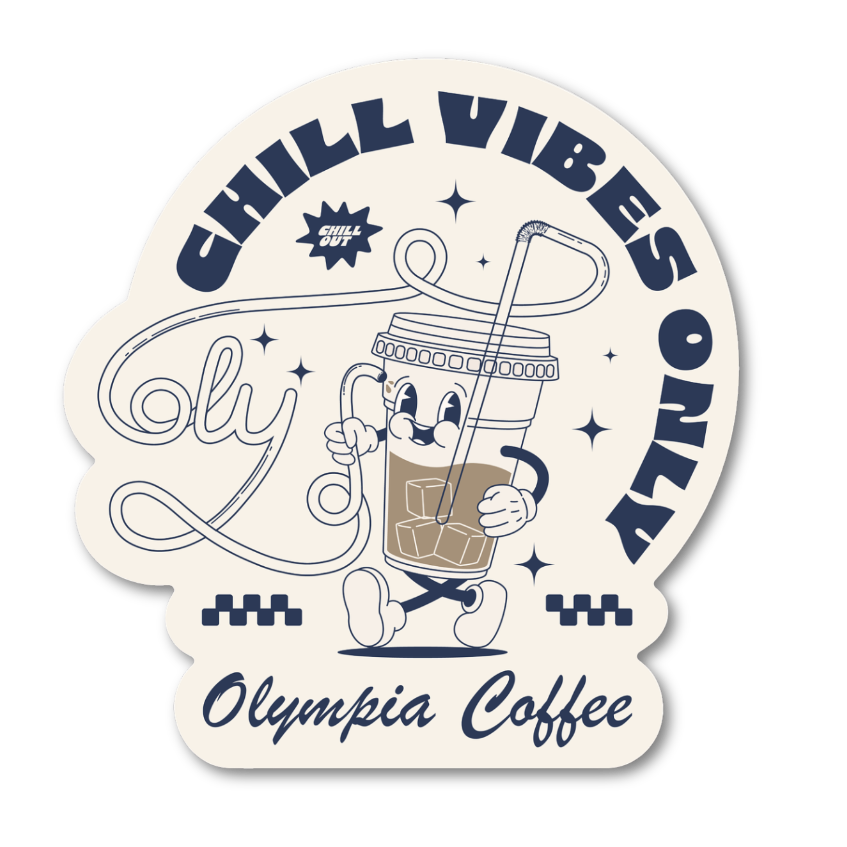 Chill Vibes Only Sticker