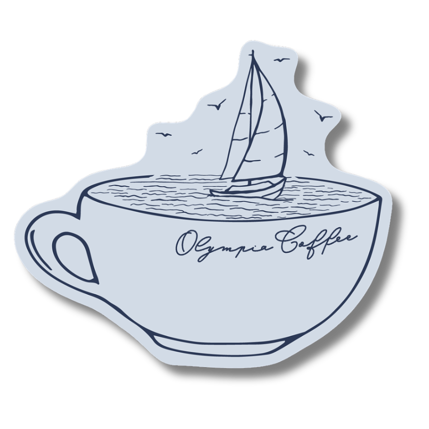 Low Tide Sail Away Sticker