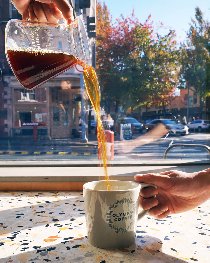 Logo Carafe - Decanter - Olympia Coffee Roasting Company