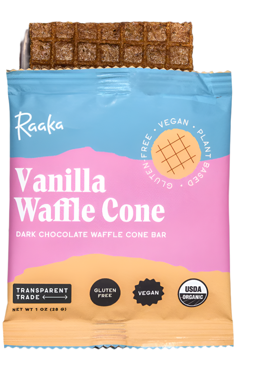 Vanilla Waffle Cone Chocolate Bar | Raaka