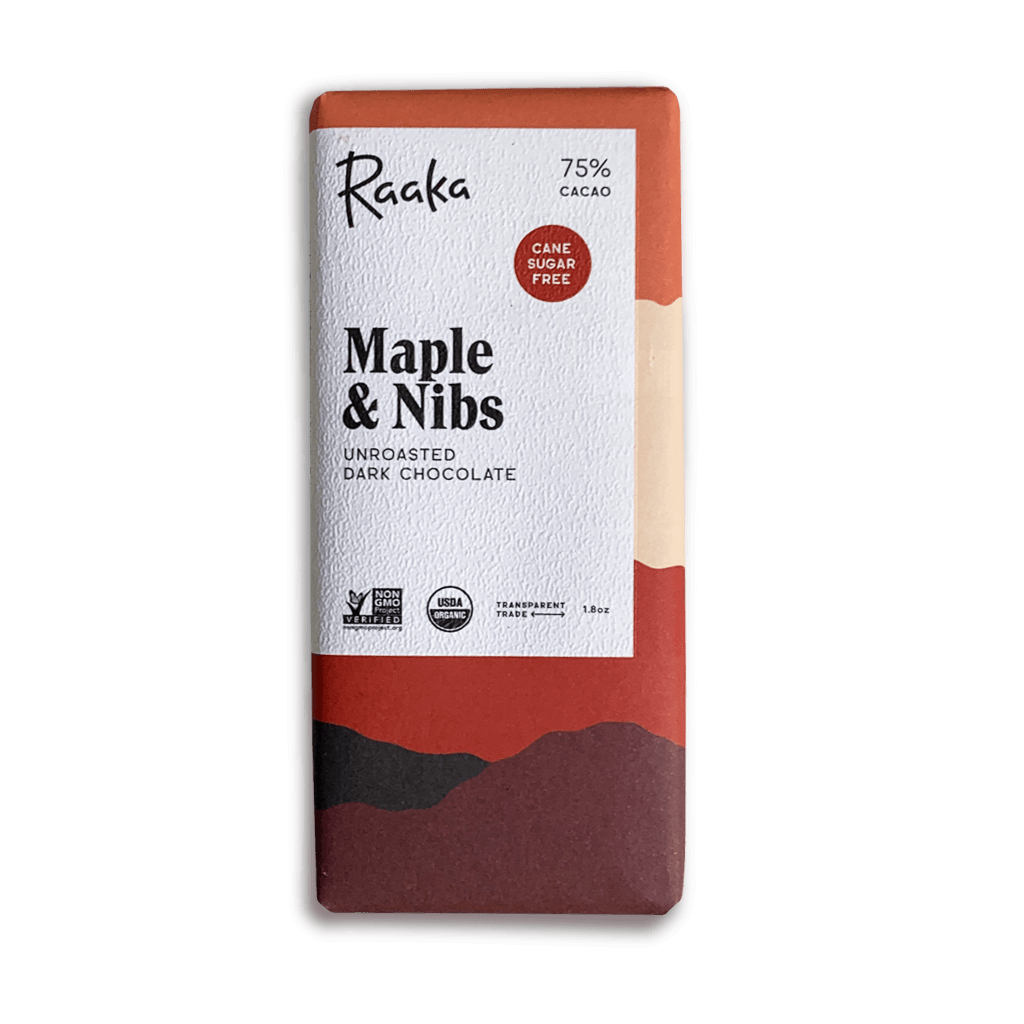 Maple and Nibs Chocolate Bar