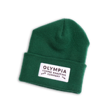 Olympia Coffee Embroidered Beanie | Spruce