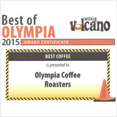 Best Coffee, Best of Olympia -Weekly Volcano