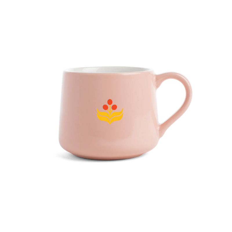 Harvest Moon Pink Crescent Mug - Olympia Coffee Roasting Company