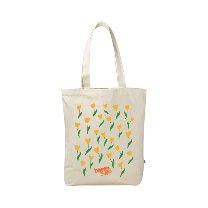 Tulip Fields Everyday Canvas Tote - Olympia Coffee Roasting Company