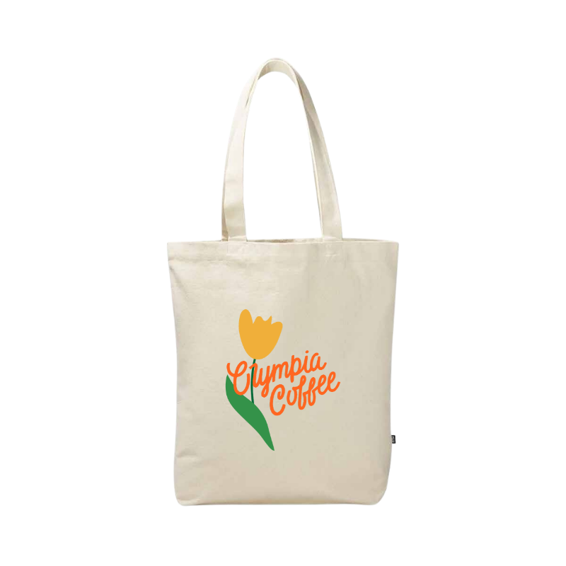 Tulip Fields Everyday Canvas Tote - Olympia Coffee Roasting Company
