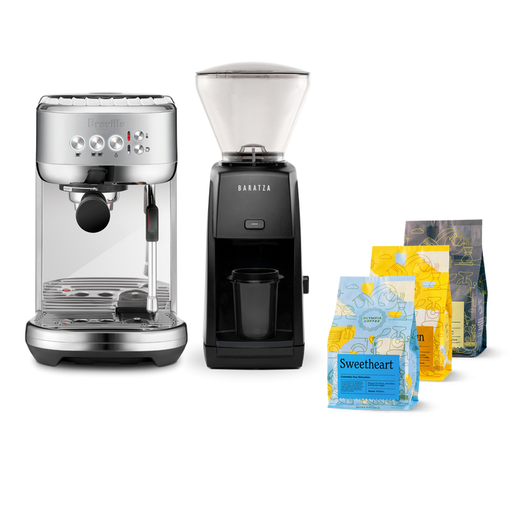 Breville Bambino Plus + Baratza Encore ESP Bundle + Free Coffee - Olympia Coffee Roasting Company