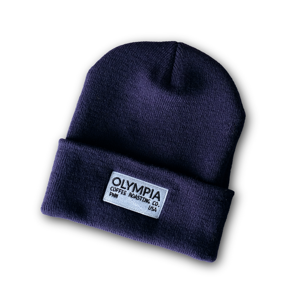 Olympia Coffee Beanie in Navy