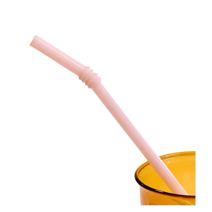 16oz Reusable Ridged Glass Straws