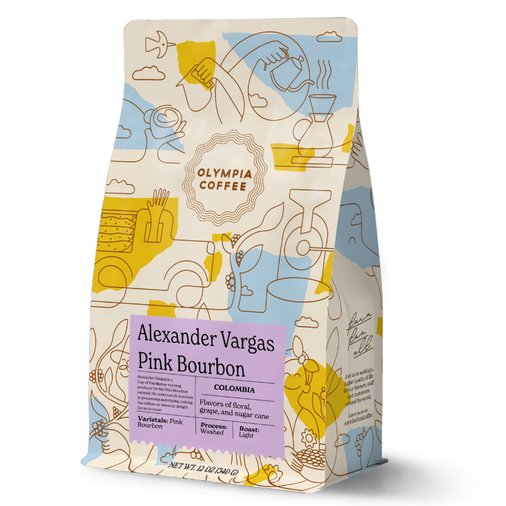 Colombia Alexander Vargas Pink Bourbon - Olympia Coffee Roasting Company