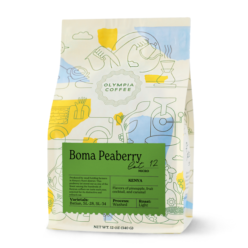 Kenya Boma Peaberry Micro Lot 12