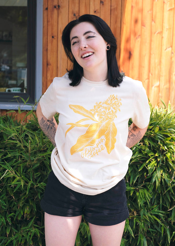 Coffee Blossom Short Sleeve Tee