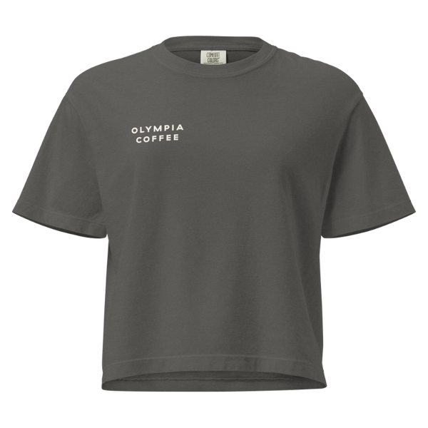 Olympia Logo Boxy T-shirt in Pepper