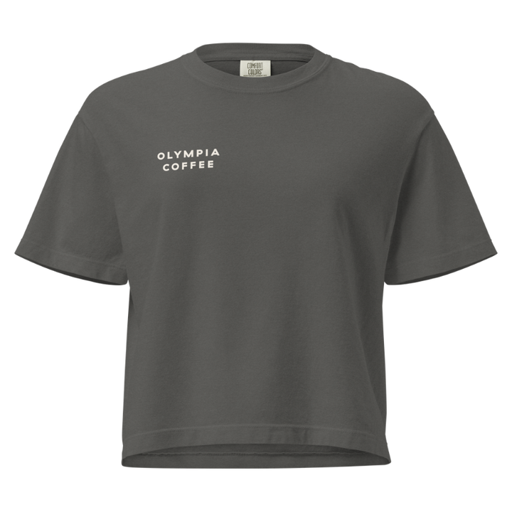Olympia Logo Boxy T-shirt in Pepper