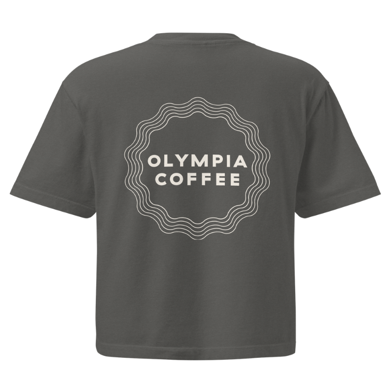 Olympia Logo Boxy T-shirt in Pepper