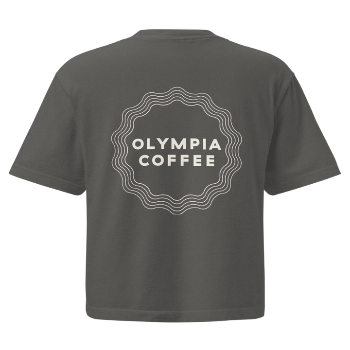 Olympia Logo Boxy T-shirt in Pepper
