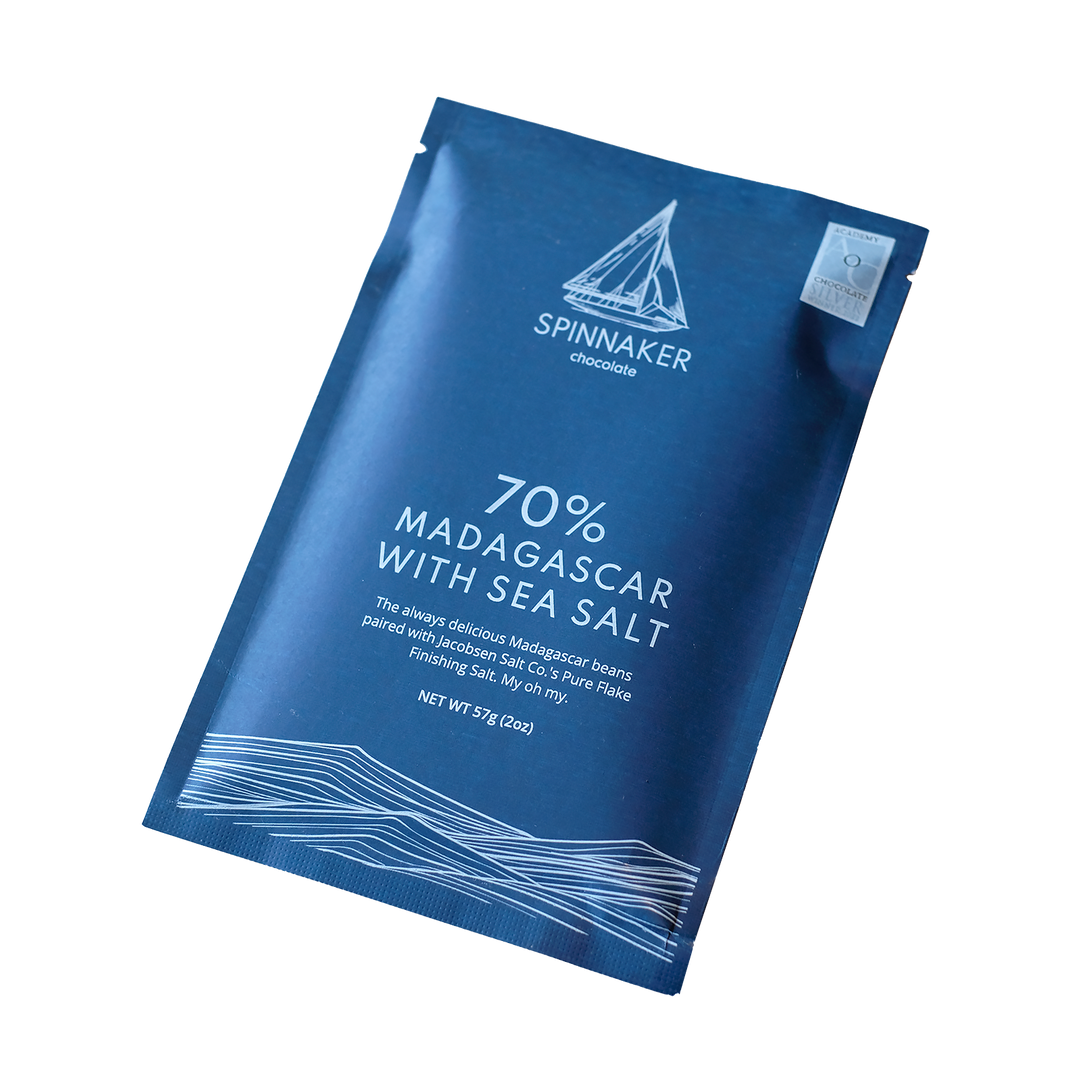 Spinnaker 70% Madagascar with Sea Salt