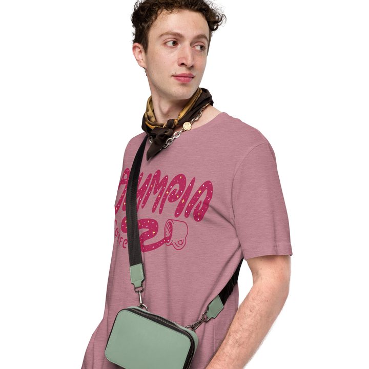 Heather Orchid Starlight Unisex t-shirt - Olympia Coffee Roasting Company