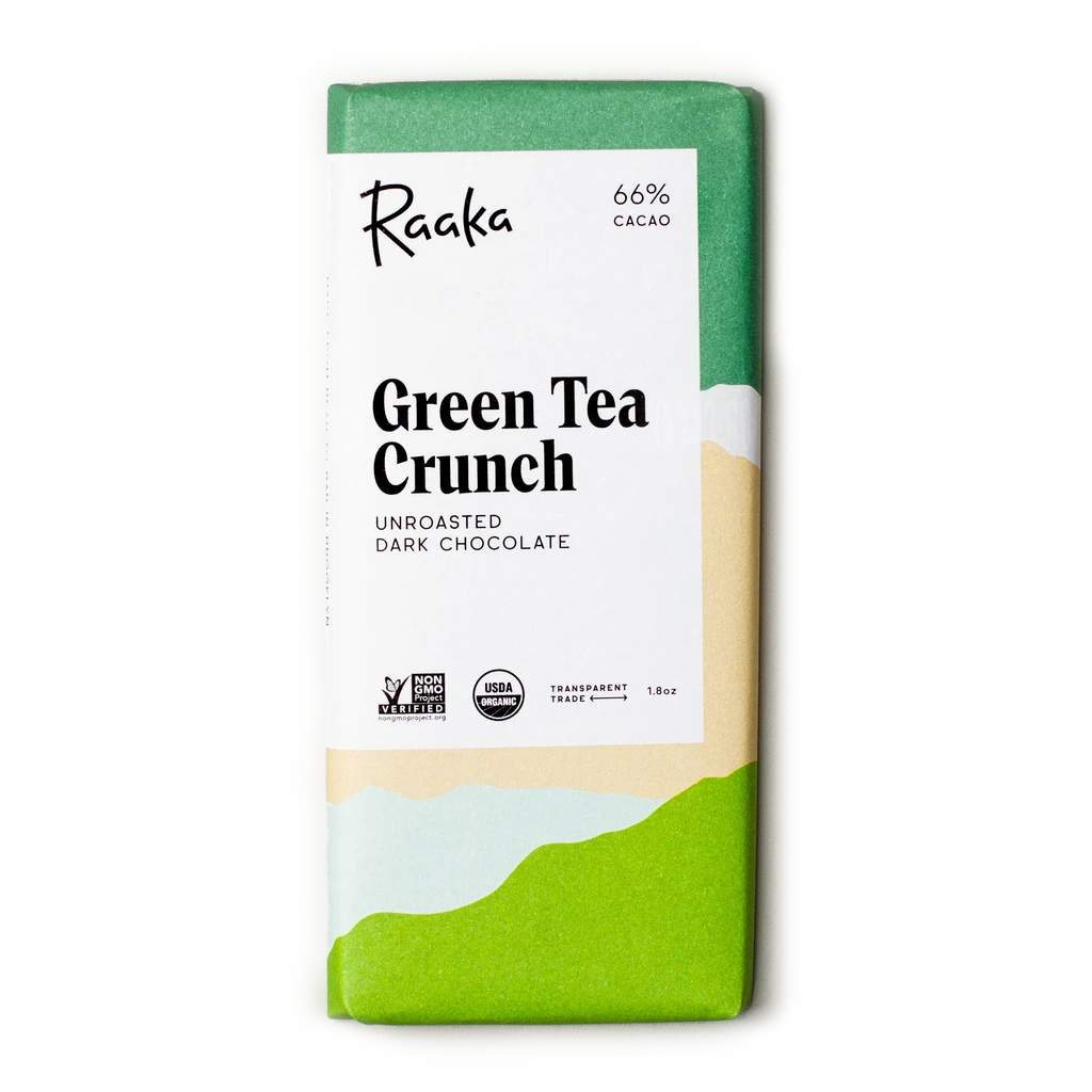 Green Tea Crunch Chocolate Bar