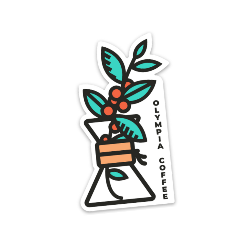 Plants & Pour Overs Sticker